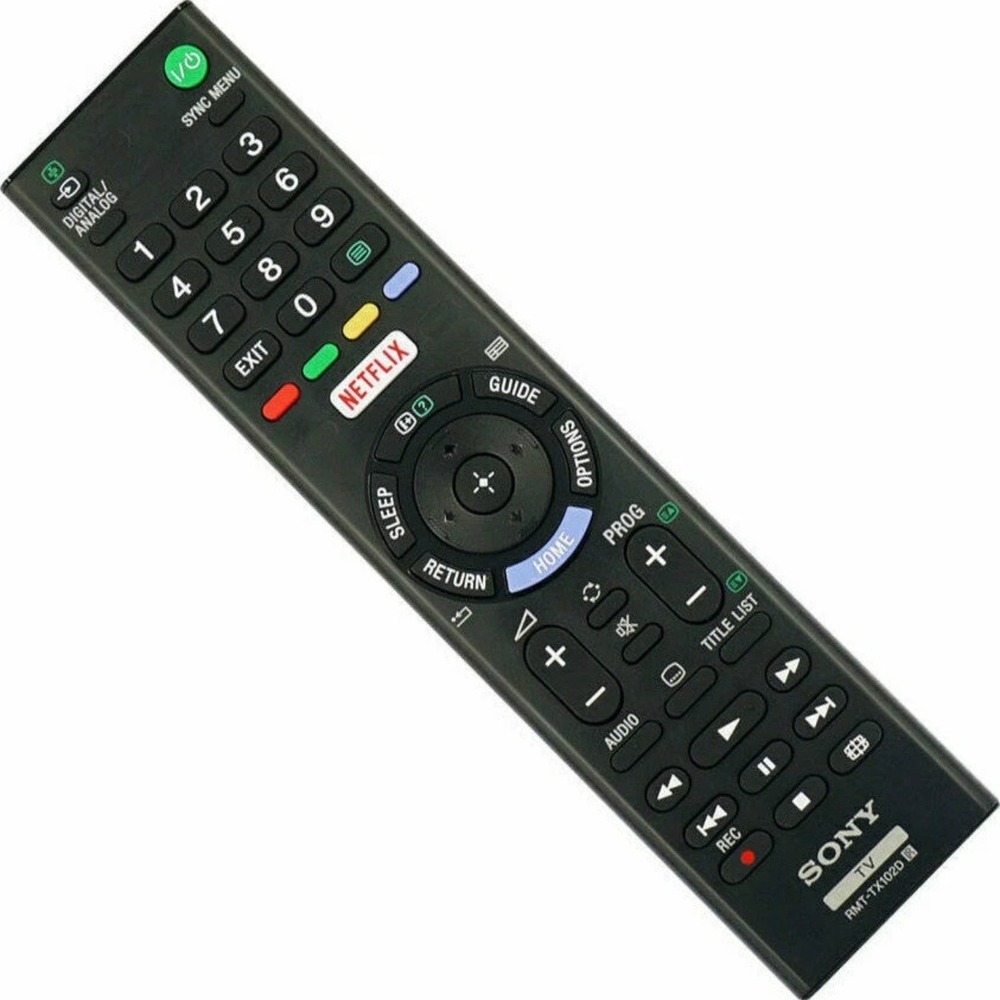 Sony RMT-TX102D Smart TV Remote Replacement TX102U TX100D Netflix